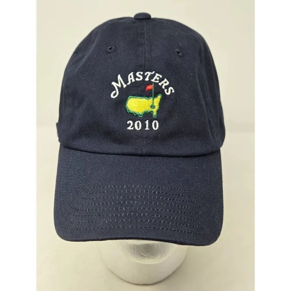 MASTERS GOLF 2010 HAT AUGUSTA NATIONAL NAVY BLUE AMERICAN NEEDLE STRAP CAP